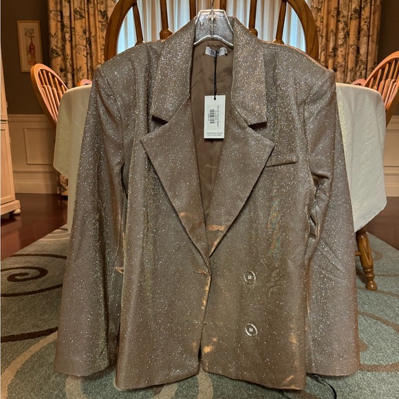 NWT SLA The Label Bronze Paloma Blazer Size S - Picture 9 of 14